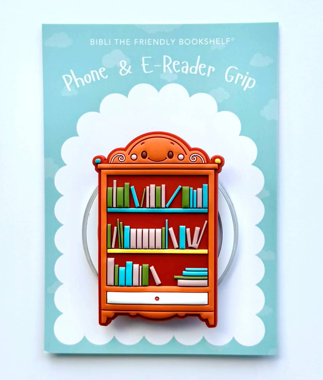Bibli the Friendly Bookshelf® Phone & E-Reader Grip