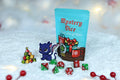 Holiday Mystery Dice Set – Festive Holiday Dice, Sticker, and Pin!
