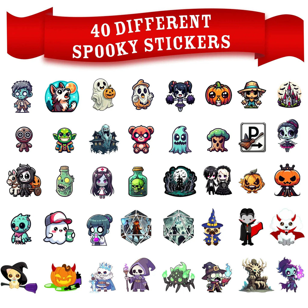 Fright Night Mystery Dice – Spooky Themed Dice, Pins and Stickers!