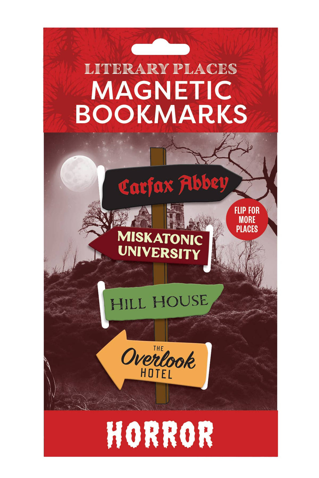 Horror Magnetic Bookmark Set