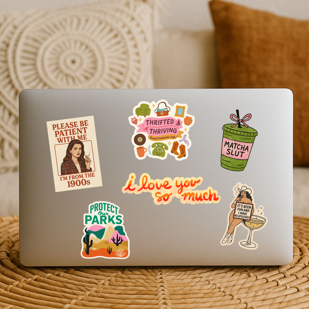 Please Be Patient With Me, I'm From the 1900s Sticker Decal