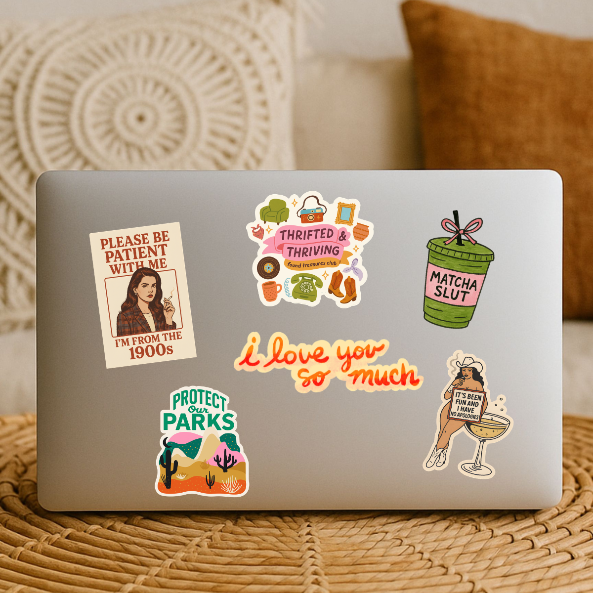 Please Be Patient With Me, I'm From the 1900s Sticker Decal