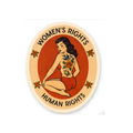 Women’s Rights Are Human Rights Sticker, Feminist Decal