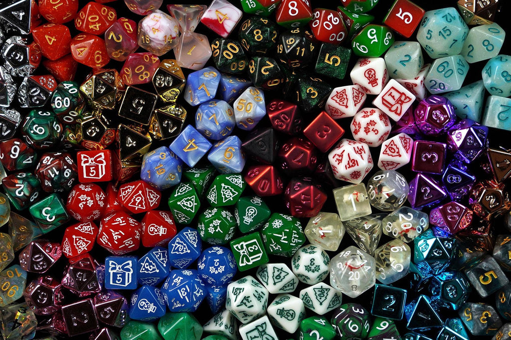 Holiday Mystery Dice Set – Festive Holiday Dice, Sticker, and Pin!